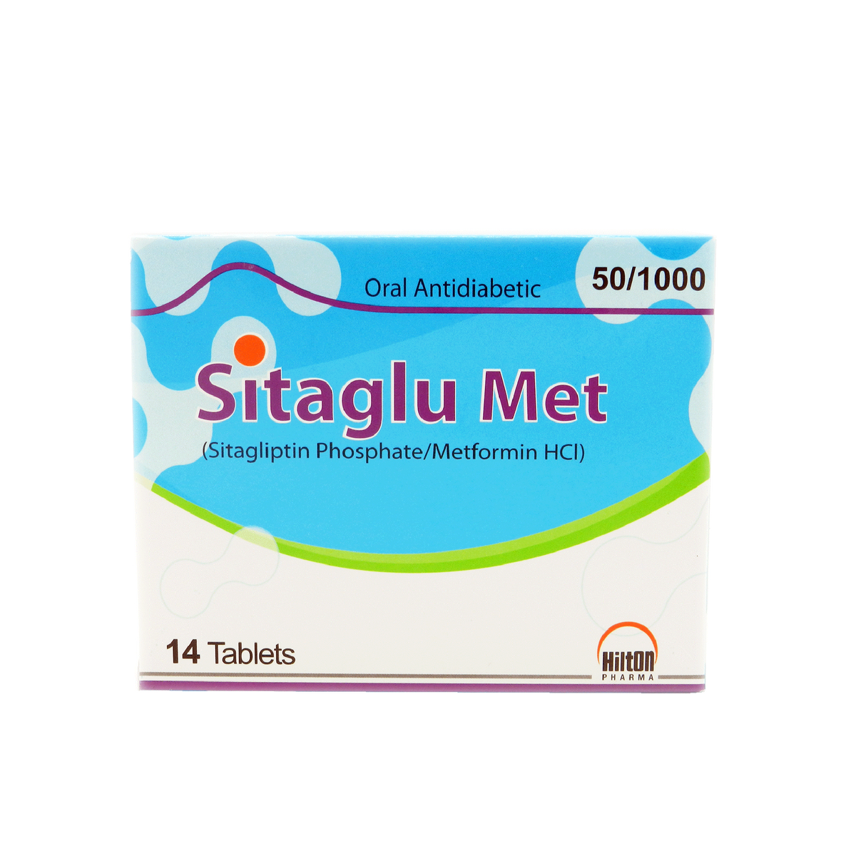 Sitaglu Met Xr Tablets 50mg/1000mg (1 Strip = 7 Tablets)