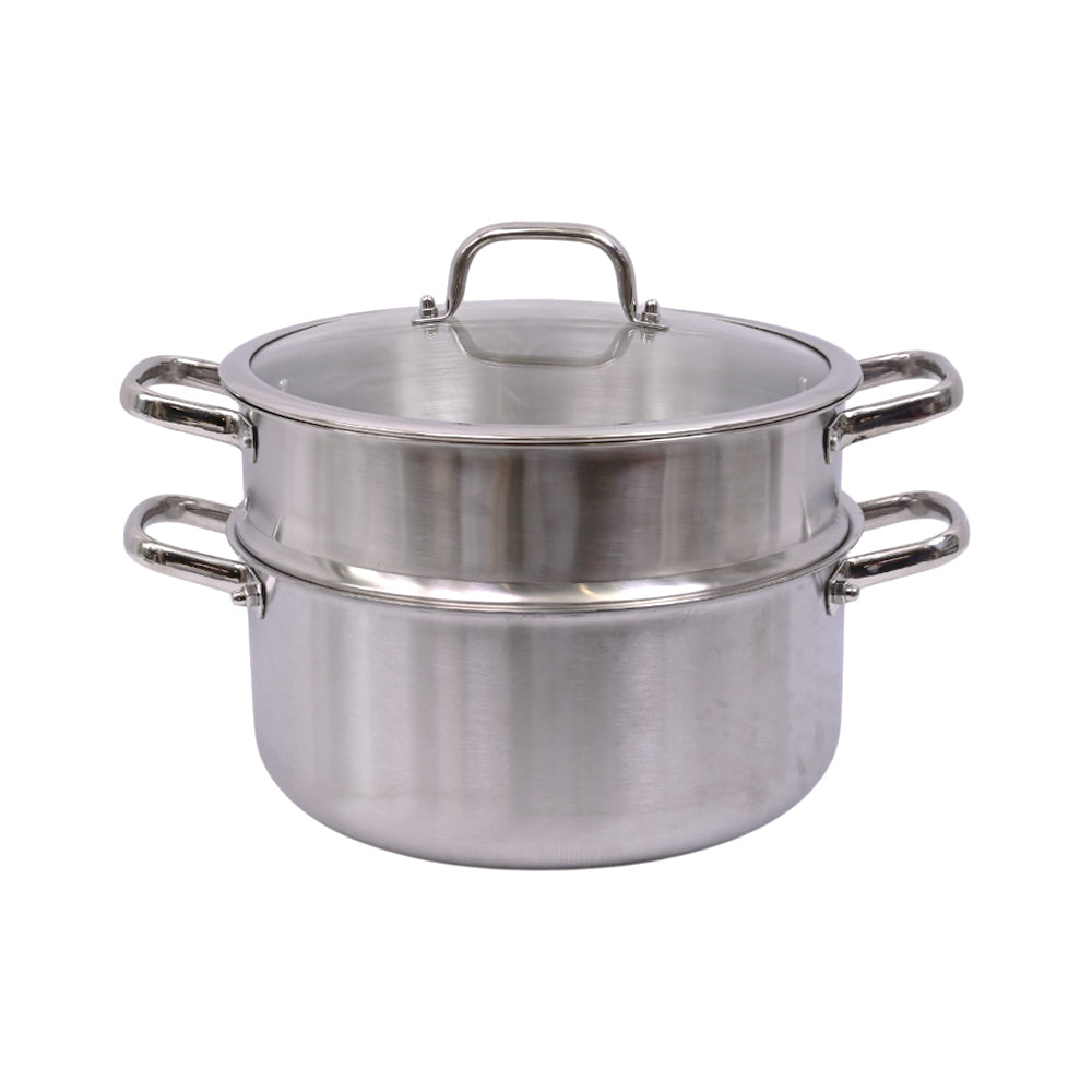 DAGCHI WITH STEAMER OSFE HONEY COMB 28CM 0281 Default Title - MamasJan Crockery