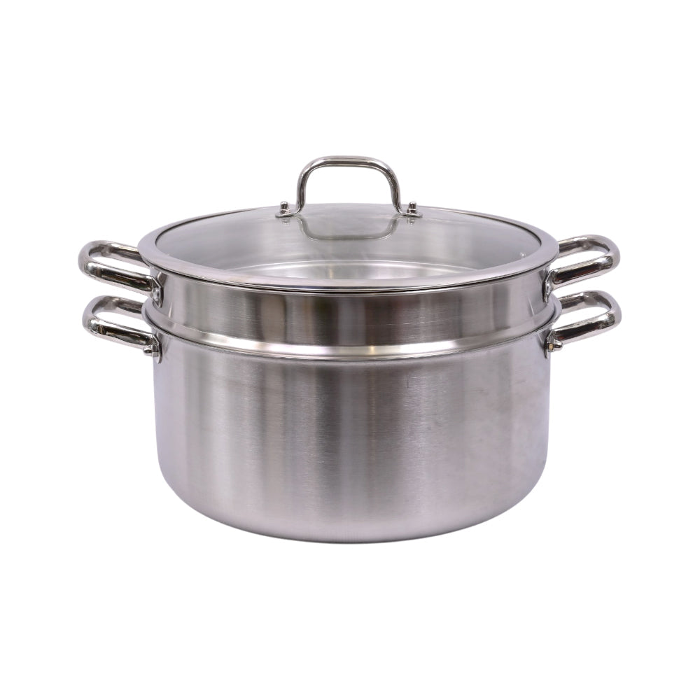 DAGCHI WITH STEAMER OSFE HONEY COMB 32CM 0328 Default Title - MamasJan Crockery