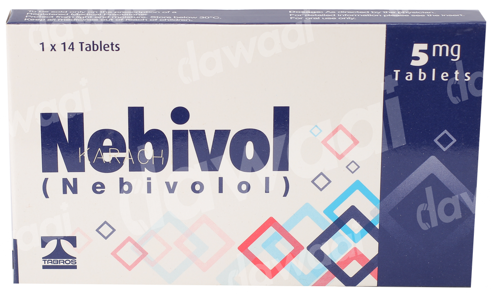 Nebivol Tablets 5mg (1 Box = 1 Strip)(1 Strip = 14 Tablets)