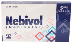 Nebivol Tablets 5mg (1 Box = 1 Strip)(1 Strip = 14 Tablets)