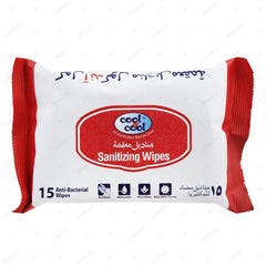Cool & Cool Sanitizing Wipes (Pack of 15)