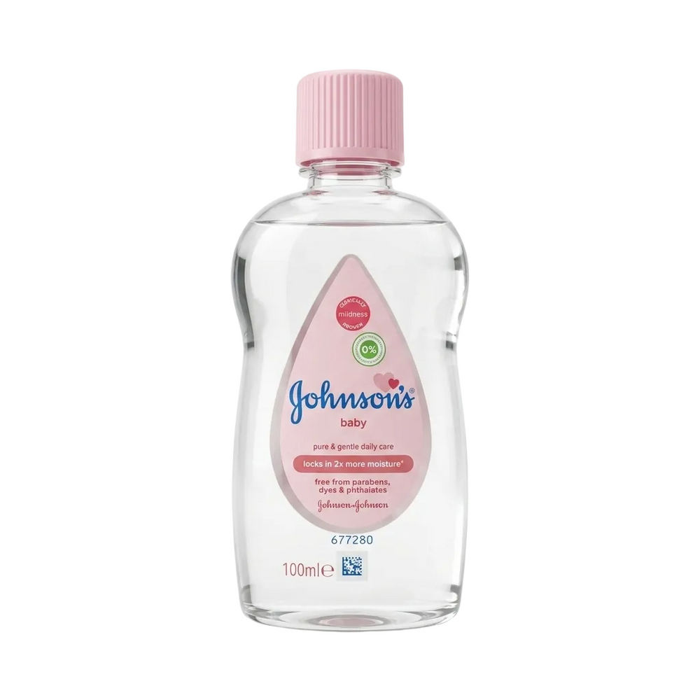 JOHNSONS BABY OIL PURE & GENTLE 100 ML Default Title - MamasJan skincare