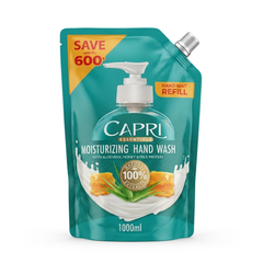 CAPRI HAND WASH ALOE NURTURE 1000 ML POUCH Default Title - MamasJan skincare