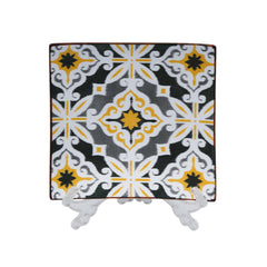 PLATE QUARTER SQUARE ROYAL BISTRO J7095G-Y142372 Default Title - MamasJan Crockery