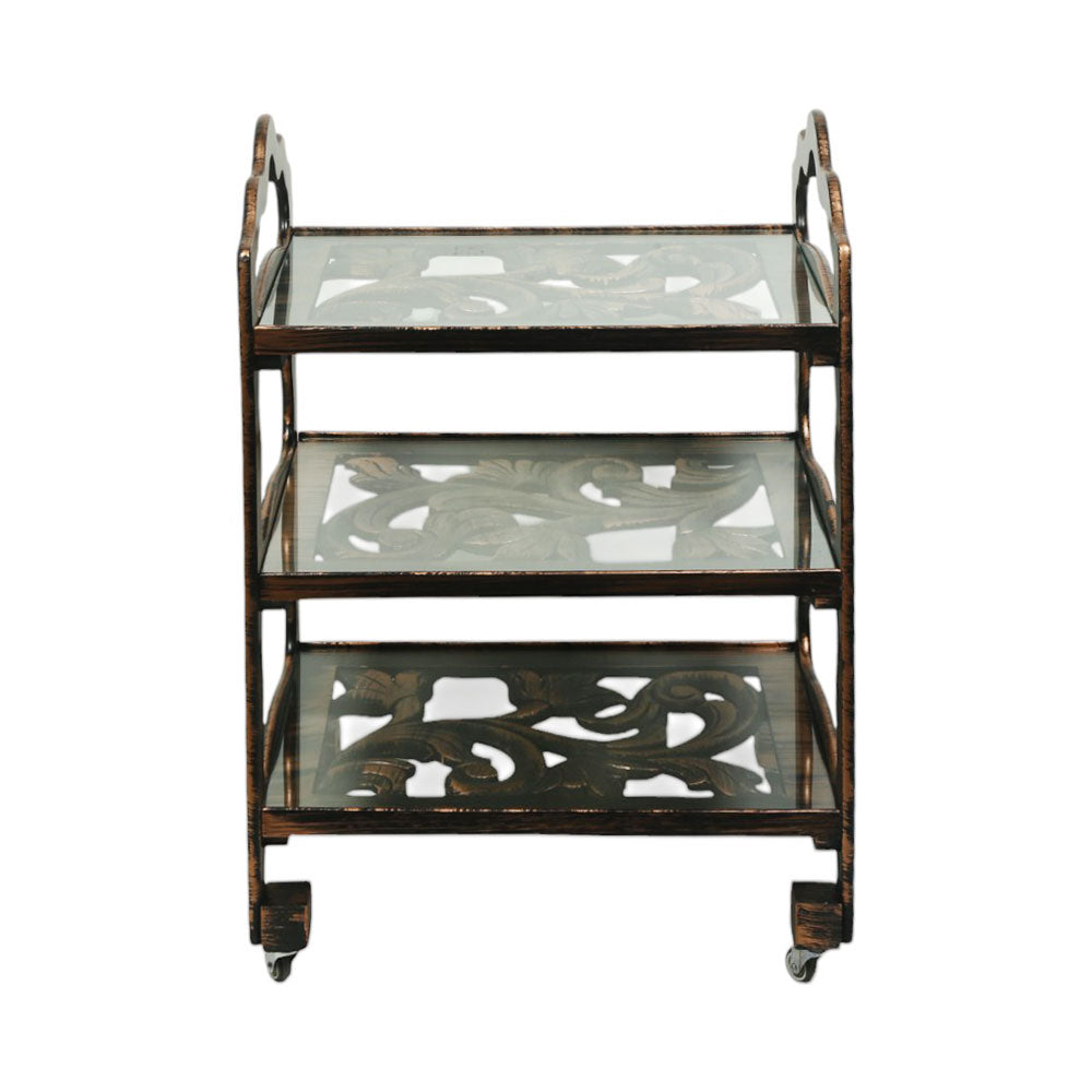TEA TROLLEY 3 SHELF 212 Default Title - MamasJan Household