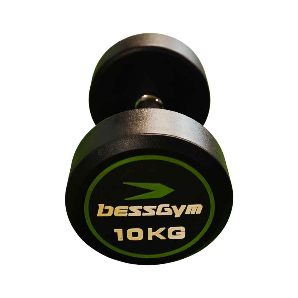 EXERCISE DUMBBELL IR 10 KG PRINT LM-4008 Default Title - MamasJan Sports & fitness