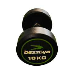 EXERCISE DUMBBELL IR 10 KG PRINT LM-4008 Default Title - MamasJan Sports & fitness
