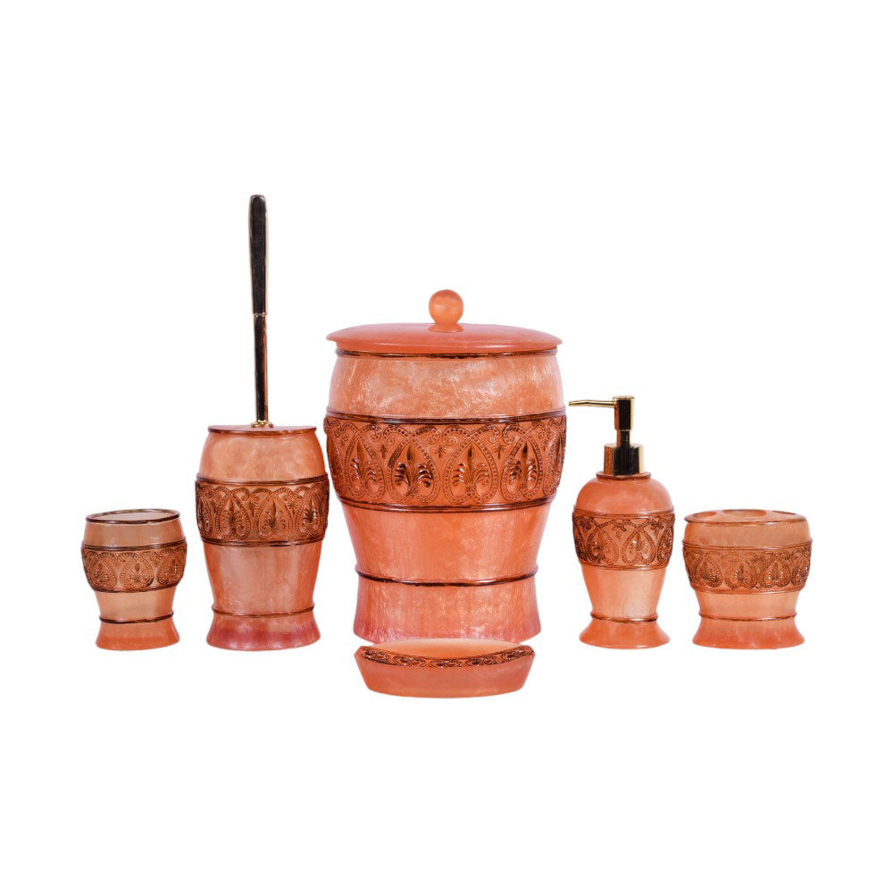BATH ROOM SET 6PC IR SMS441 Default Title - MamasJan Decoration