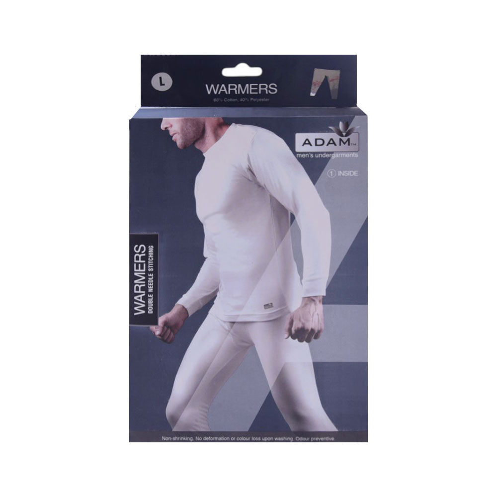ADAM WARMER TROUSER WHITE 8100 PC Large - MamasJan mens wear