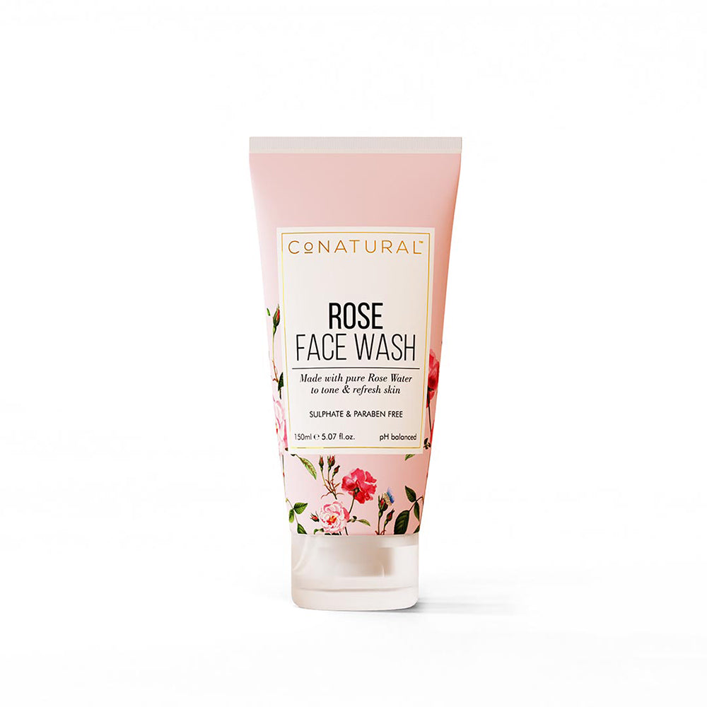 CO NATURAL ROSE FACE WASH 150 ML Default Title - MamasJan Makeup