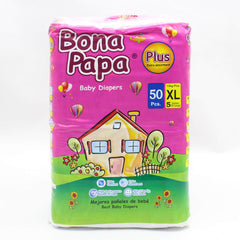 Bona Papa Plus Baby Diapers Extra Large size 5 50Pcs