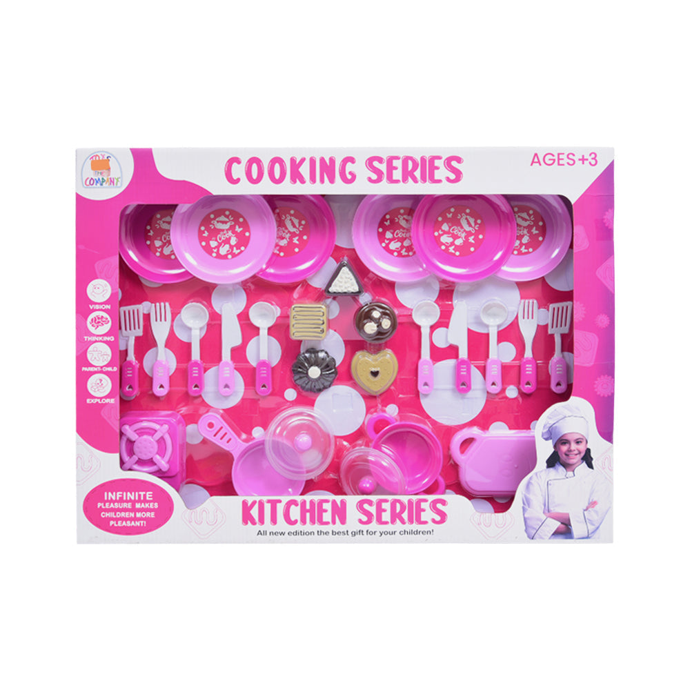 22155 COOKING KITCHEN SET 27PC Default Title - MamasJan Toys