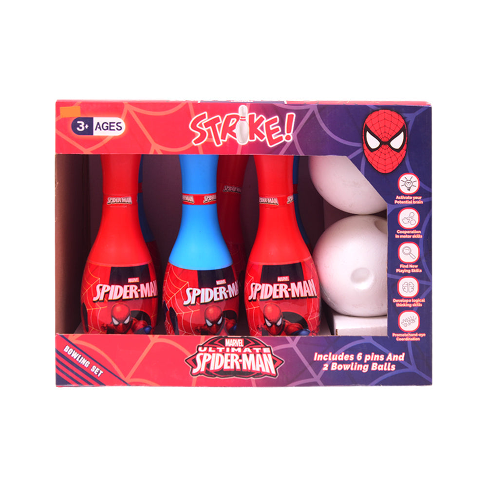 22170 BOWLING GAME SPIDERMAN 8PCS Default Title - MamasJan Toys