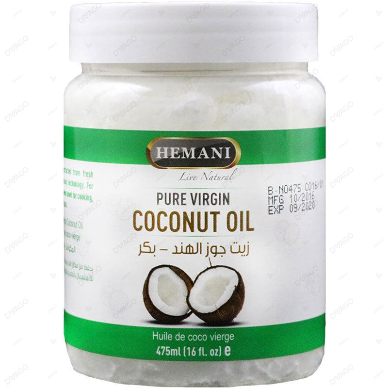 HEMANI PURE VIRGIN COCONUT OIL 475ML
