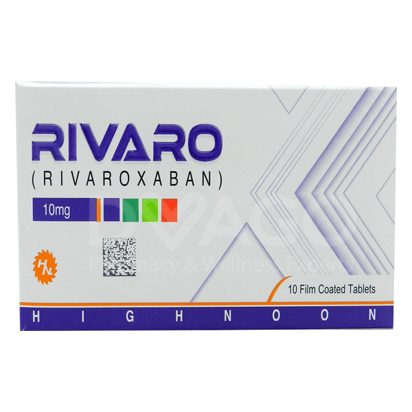 Rivaro Tablets 10mg (1 Box = 1 Strip)(1 Strip = 10 Tablets)