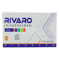 Rivaro Tablets 10mg (1 Box = 1 Strip)(1 Strip = 10 Tablets)
