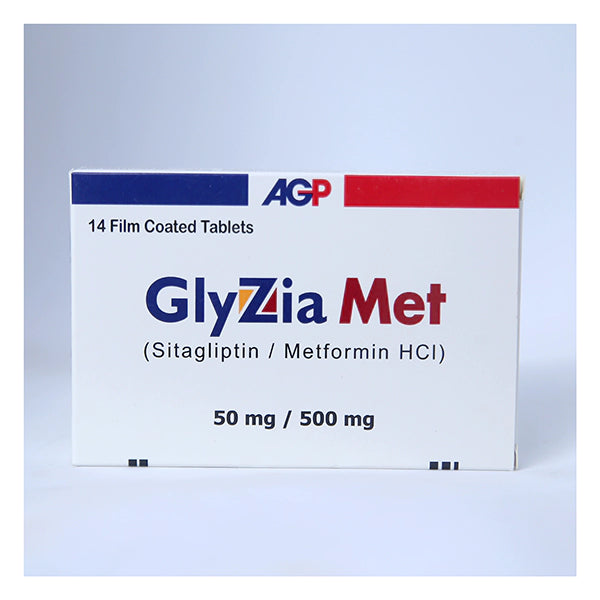 Glyzia Met Tablets 50/500mg (1 Box = 2 Strips) (1 Strip = 7 Tablets)