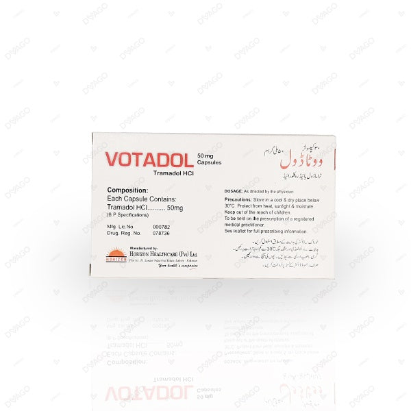 Votadol Capsules 50mg (1 Strip = 10 Capsules )