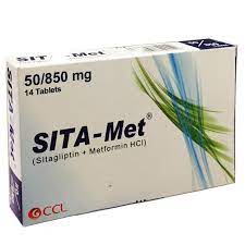 Sita Met Tablets 50/850mg (1 Box = 2 Strips) (1 Strip = 7 Tablets)