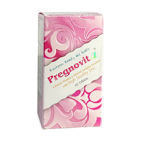 Pregnovit-Z Tablets  (1 Bottle = 60 Tablets)