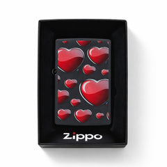 ZIPPO LIGHTER 218 HEART DESIGN Default Title - MamasJan Tobacco Shop