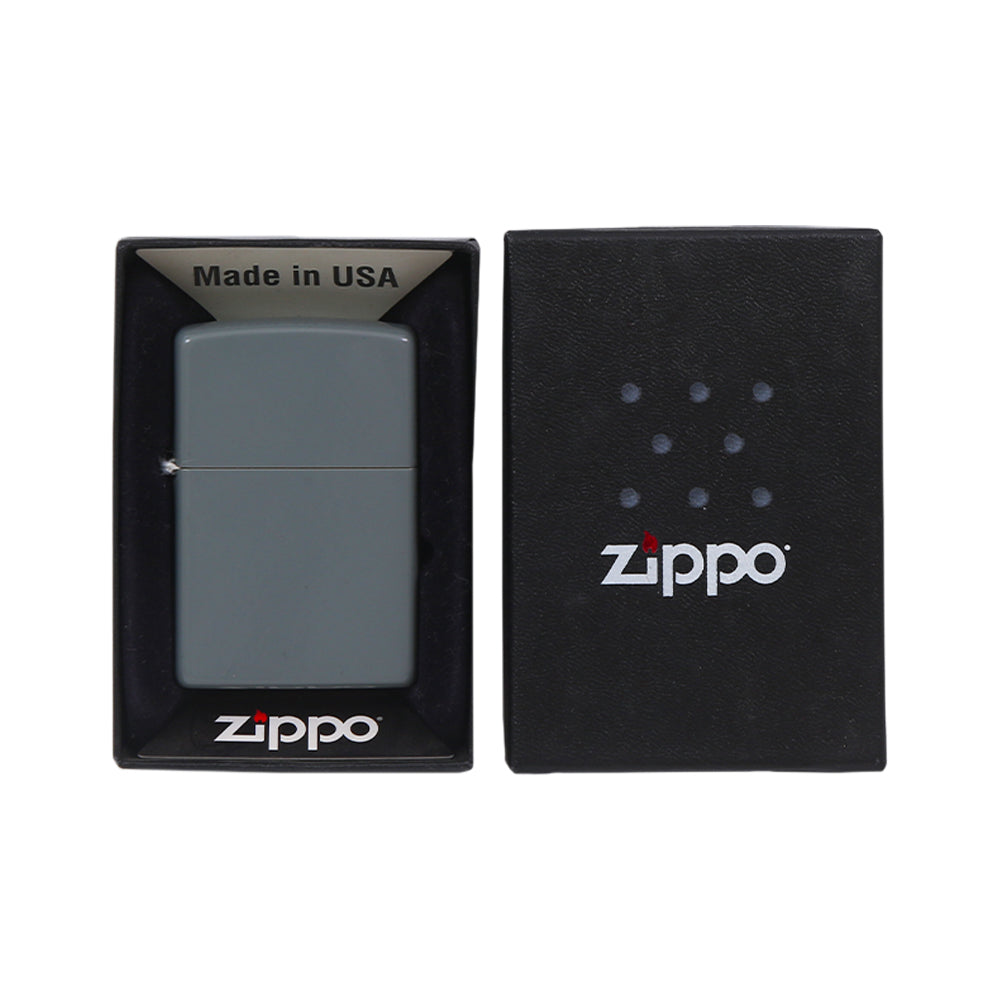 ZEPPO LIGHTER 814449452 REG FLAT GREY Default Title - MamasJan Tobacco Shop