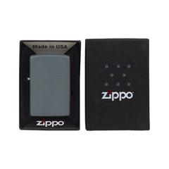 ZEPPO LIGHTER 814449452 REG FLAT GREY Default Title - MamasJan Tobacco Shop