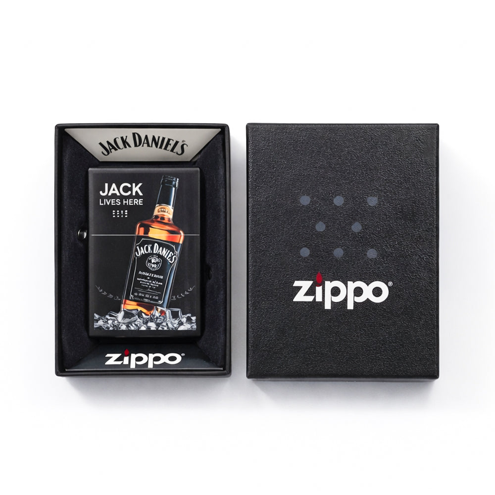ZIPPO LIGHTER 7429 48290 218 JACK DANIELS Default Title - MamasJan Tobacco Shop
