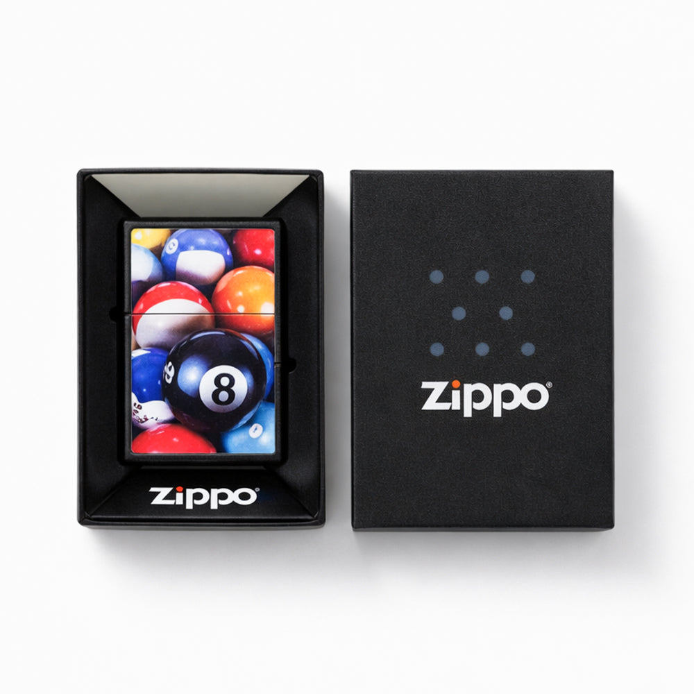 ZIPPO LIGHTER 218 MAZZI EIGHT BALL Default Title - MamasJan Tobacco Shop
