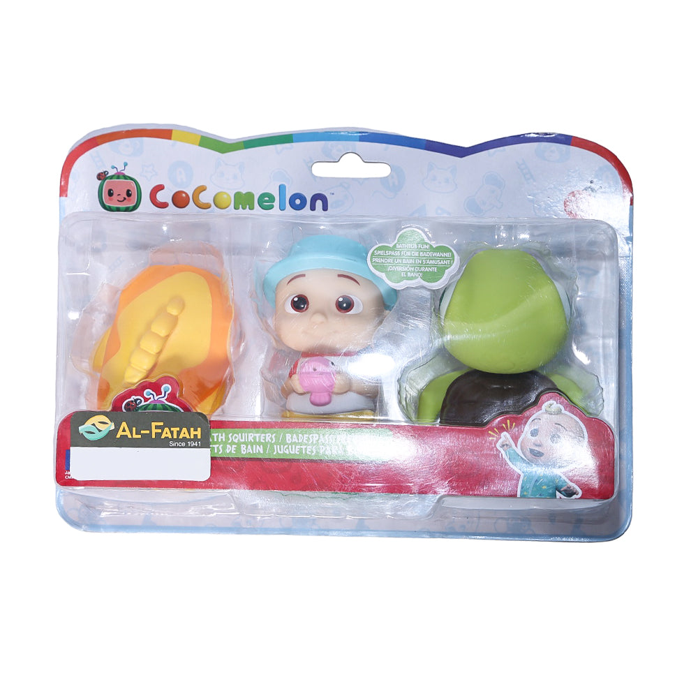 CMW0030/29 COCOMELON BATH SQUIRTERS 3PC SET ASST D Default Title - MamasJan Toys