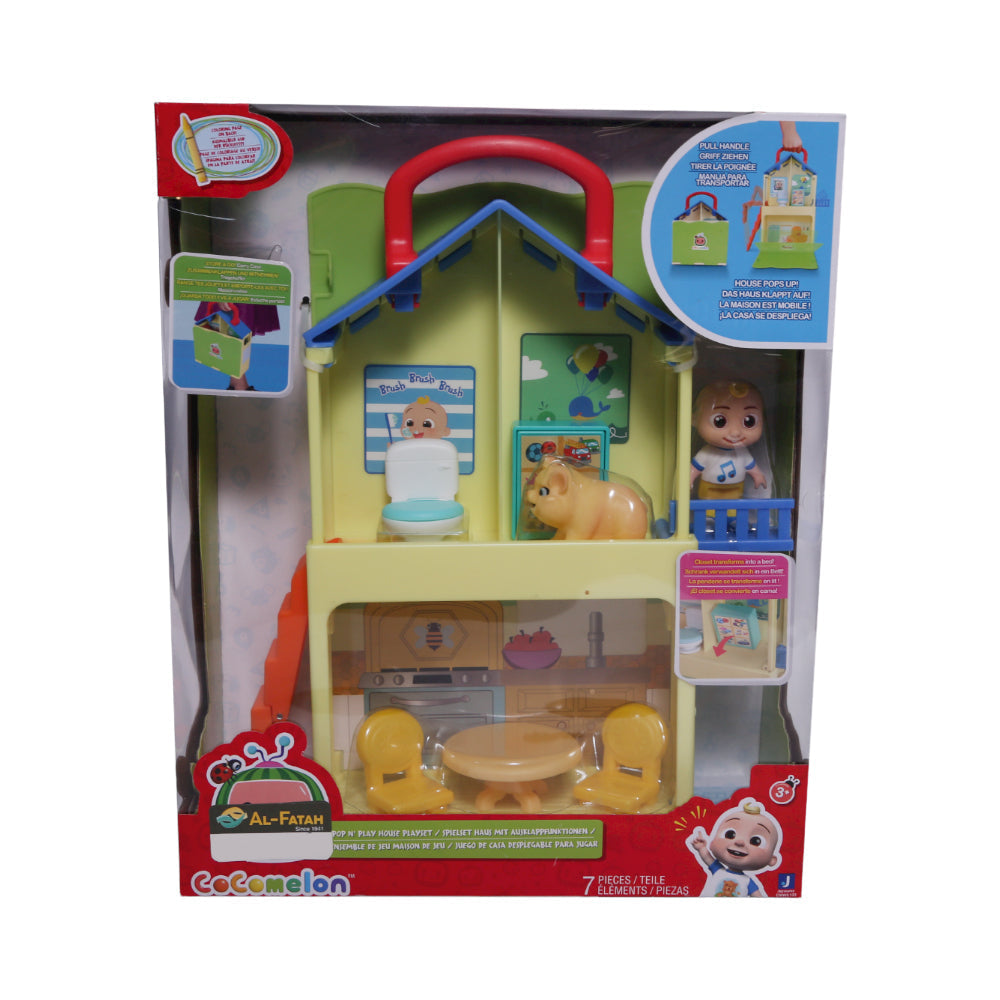 CMW0109 COCOMELON POP N PLAY HOUSE SET D Default Title - MamasJan Toys