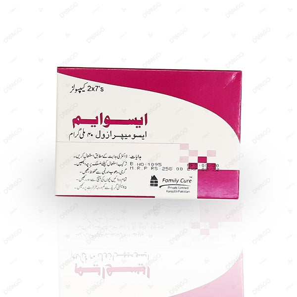 Esoaim Capsules 40mg (1 Strip = 7 Capsules)