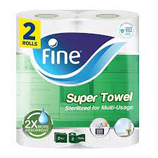 FINE SUPER TOWEL 2 ROLLS