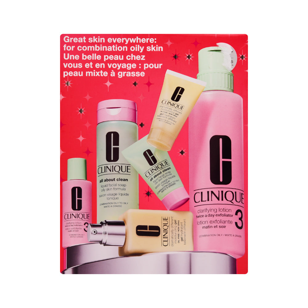 CLINIQUE GREAT SKIN EVERYWHERE SKIN CARE SET Default Title - MamasJan Makeup