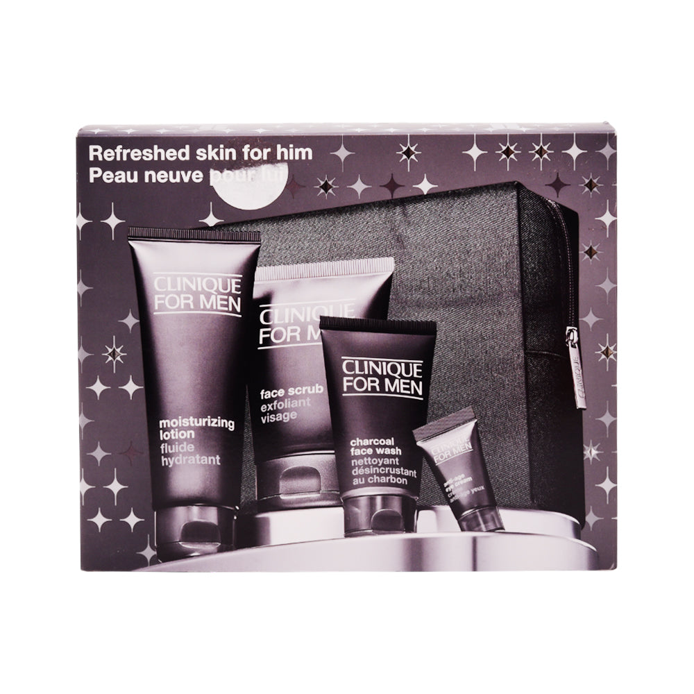 CLINIQUE REFRESHED SKIN FOR MEN SET Default Title - MamasJan Makeup