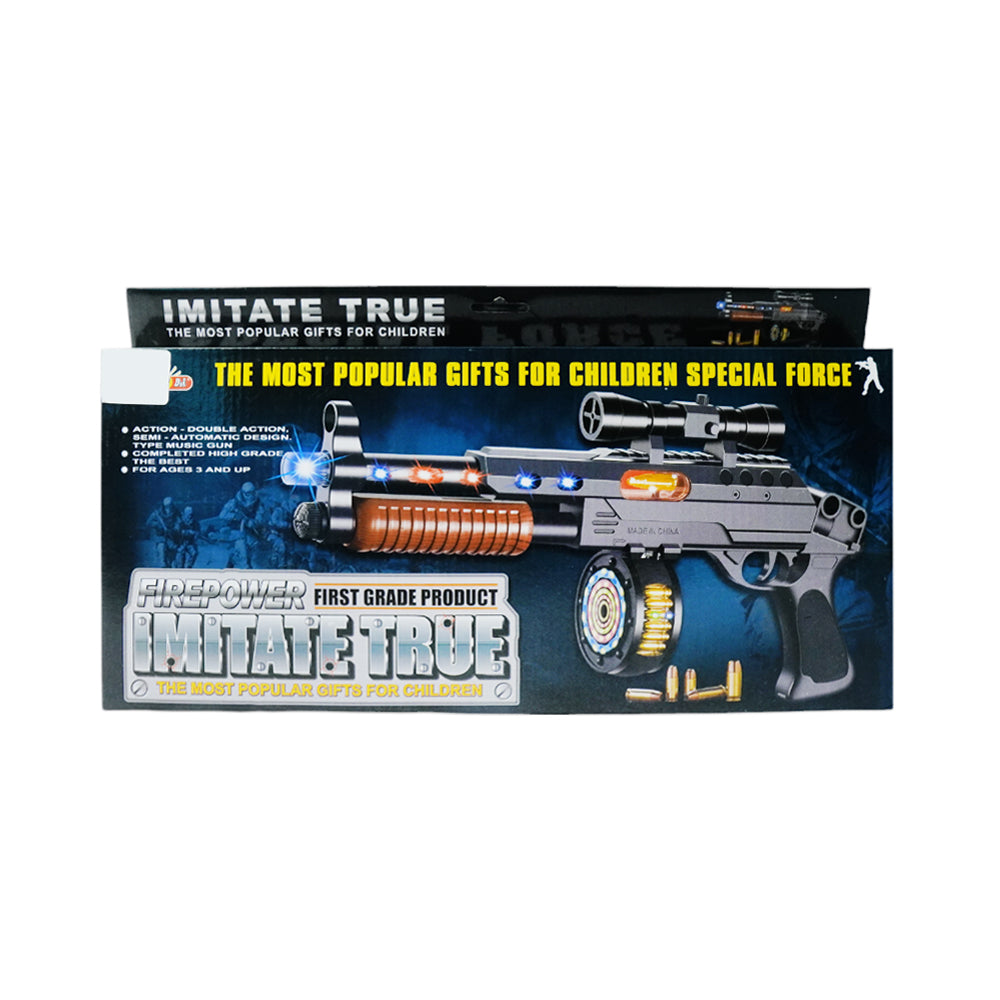 803B-1 IMITATE TRUE SOUND GUN B/O A.I Default Title - MamasJan Toys
