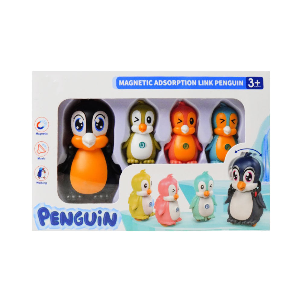 RQ-QE1 MAGNETIC ADSORPTION PENGUIN 4PC FIGURE A.I Default Title - MamasJan Toys