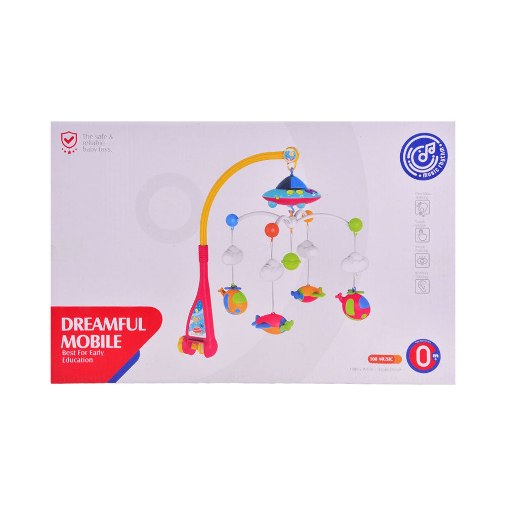 HE0304 HUANGER DREAMFULL COT MOBILE A.I Default Title - MamasJan Toys
