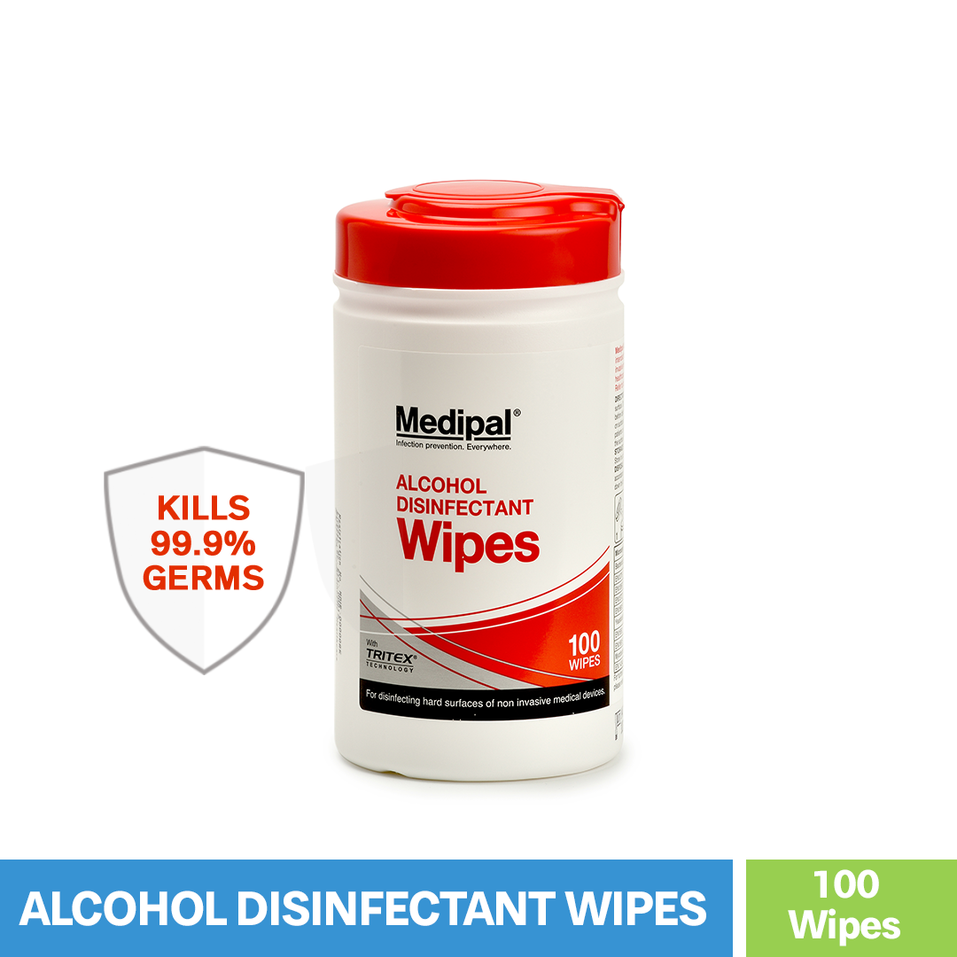 MEDIPAL ALCOHOL 100 WIPES JAR