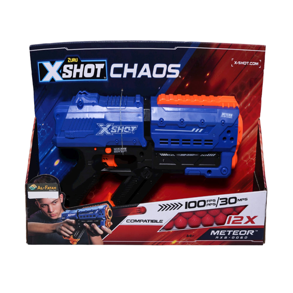 36282 ZURU X-SHOT GUN CHAOS SOFT BULLET (14+ YEAR) AKDM Default Title - MamasJan Toys