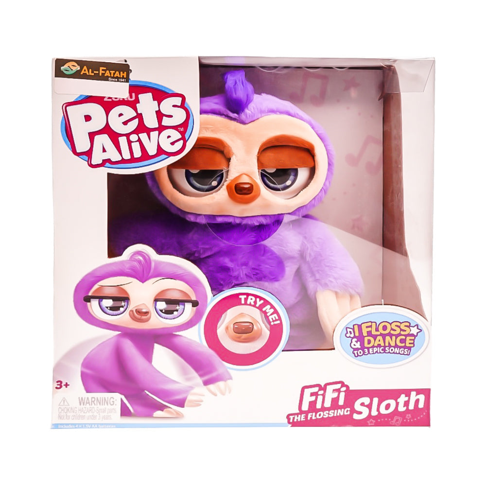 9516 Pets Alive Robotic Series 1 Flossing Sloth Default Title - MamasJan Toys