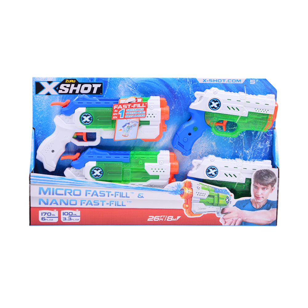 56335 X-SHOT MICRO FAST FILL WATER GUN PACK A.I Default Title - MamasJan Toys