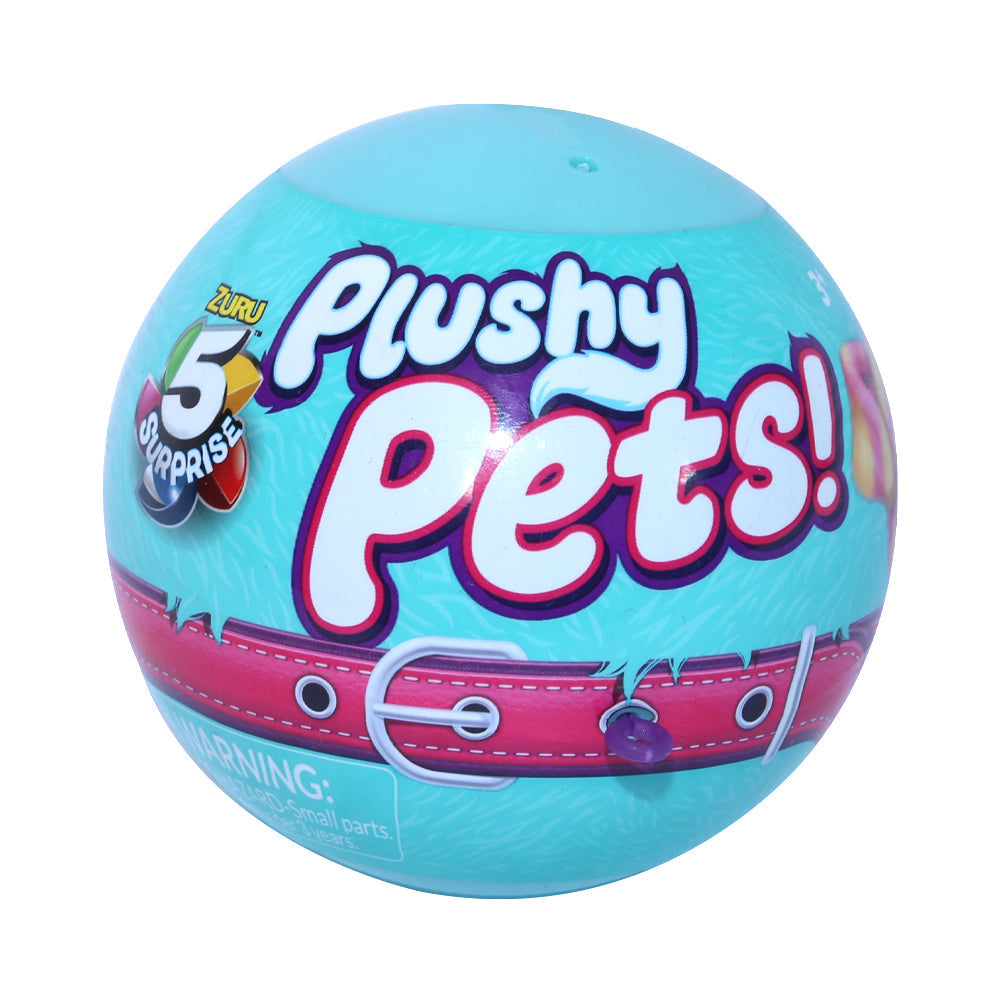 77167 Zuru Plushy Pets 5 Suprise Ball (3+ Year) Akdm Default Title - MamasJan Toys