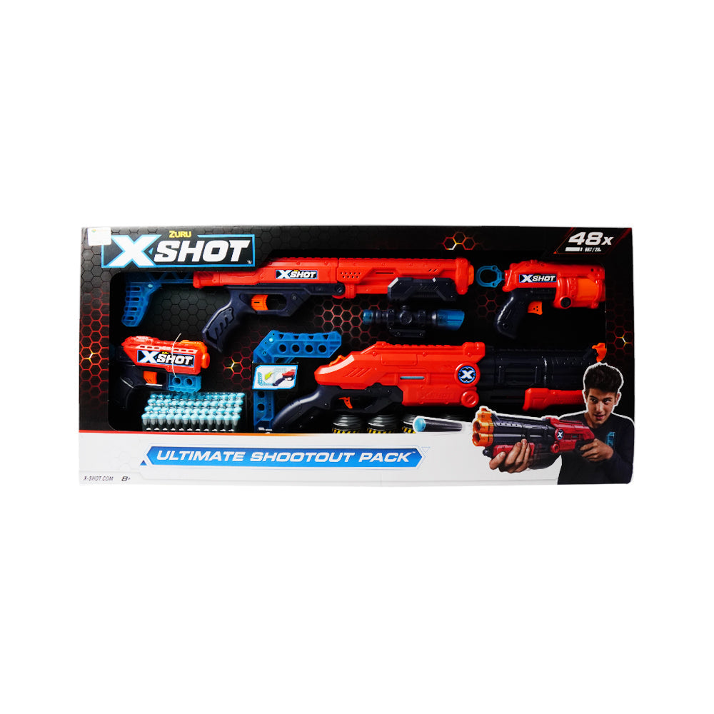 36251 X-SHOT ULTIMATE SHOOTOUT PACK GUN Default Title - MamasJan Toys