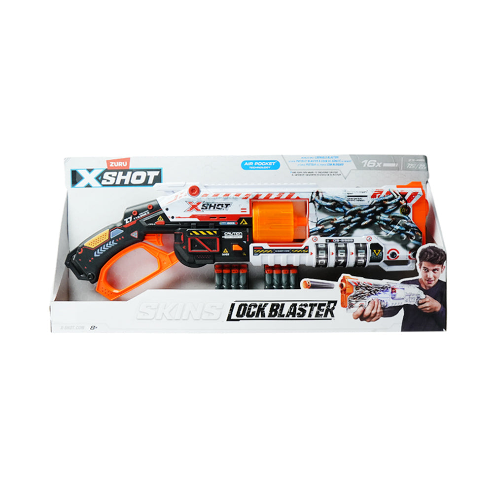36606 X-SHOT SKINS LOCK BLASTER GUN Default Title - MamasJan Toys