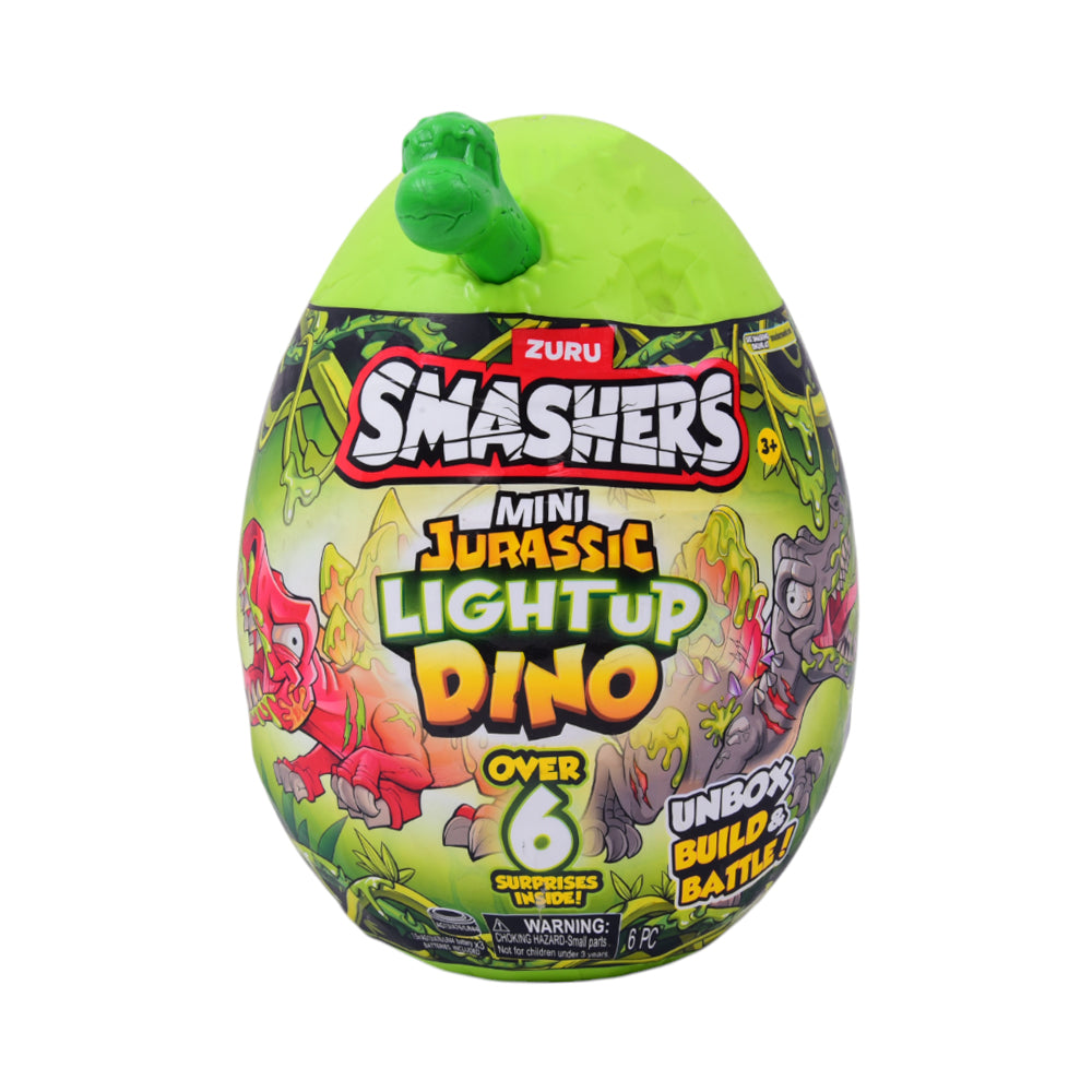 74107 ZURU SMASHER MINI JURASSIC LIGHTUP DINO Default Title - MamasJan Toys
