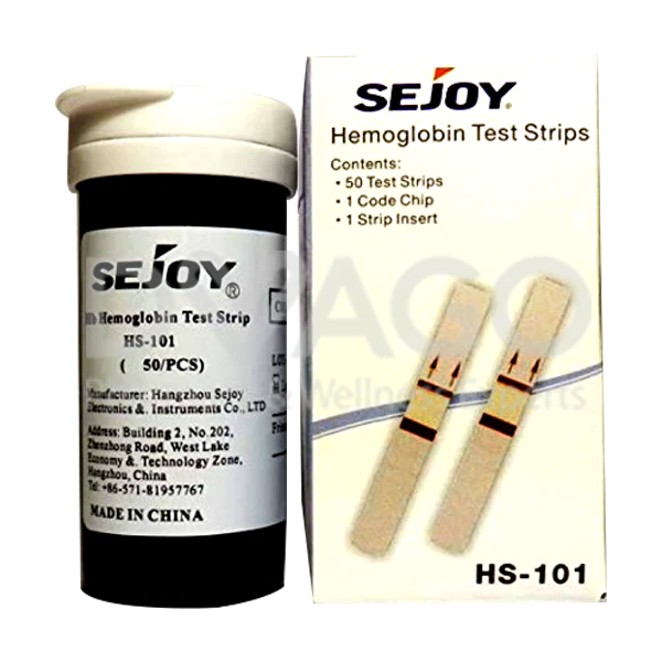 Strips for HemoGet Hemoglobin Meter 50 strips – HS 101