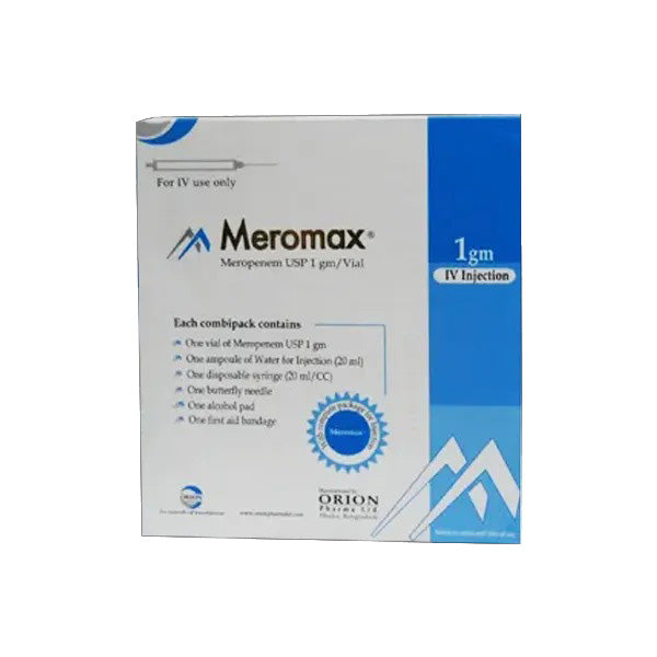 Meromax Iv Injection 1g (1 Box = 1 Injection)