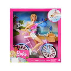 HBY28 BRB DOLL W-BIKE Default Title - MamasJan Toys